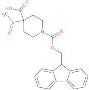 1-{[(9H-Fluoren-9-yl)methoxy]carbonyl}-4-methanesulfinylpiperidine-4-carboxylic acid
