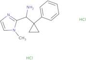 (1-Methyl-1H-imidazol-2-yl)(1-phenylcyclopropyl)methanamine dihydrochloride
