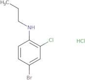 4-Bromo-2-chloro-N-propylaniline hydrochloride