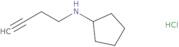 N-(But-3-yn-1-yl)cyclopentanamine hydrochloride