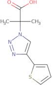 2-Methyl-2-[4-(thiophen-2-yl)-1H-1,2,3-triazol-1-yl]propanoic acid