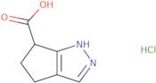 1H,4H,5H,6H-Cyclopenta[C]pyrazole-6-carboxylic acid hydrochloride