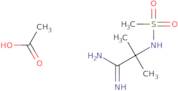 2-Methanesulfonamido-2-methylpropanimidamide, acetic acid