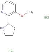 3-Methoxy-2-(pyrrolidin-2-yl)pyridine dihydrochloride
