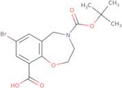 7-Bromo-4-[(tert-butoxy)carbonyl]-2,3,4,5-tetrahydro-1,4-benzoxazepine-9-carboxylic acid
