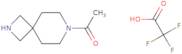 1-{2,7-Diazaspiro[3.5]nonan-7-yl}ethan-1-one, trifluoroacetic acid