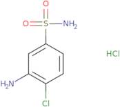 3-Amino-4-chlorobenzene-1-sulfonamide hydrochloride