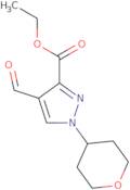 Ethyl 4-formyl-1-(oxan-4-yl)-1H-pyrazole-3-carboxylate