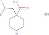 4-(2,2-Difluoroethyl)piperidine-4-carboxylic acid hydrochloride