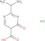 2-(1-Aminoethyl)-6-oxo-1,6-dihydropyrimidine-5-carboxylic acid hydrochloride