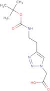 2-[4-(2-{[(tert-Butoxy)carbonyl]amino}ethyl)-1H-1,2,3-triazol-1-yl]acetic acid