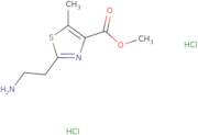 Methyl 2-(2-aminoethyl)-5-methyl-1,3-thiazole-4-carboxylate dihydrochloride