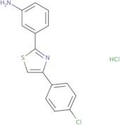 3-[4-(4-Chlorophenyl)-1,3-thiazol-2-yl]aniline hydrochloride