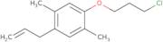 1-(3-Chloropropoxy)-2,5-dimethyl-4-(prop-2-en-1-yl)benzene