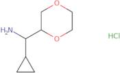 Cyclopropyl(1,4-dioxan-2-yl)methanamine hydrochloride