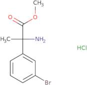 Methyl 2-amino-2-(3-bromophenyl)propanoate hydrochloride