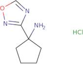 1-(1,2,4-Oxadiazol-3-yl)cyclopentan-1-amine hydrochloride