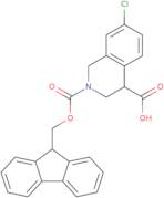 7-Chloro-2-{[(9H-fluoren-9-yl)methoxy]carbonyl}-1,2,3,4-tetrahydroisoquinoline-4-carboxylic acid