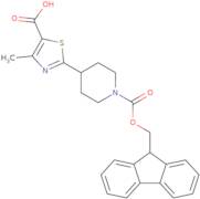 2-(1-{[(9H-Fluoren-9-yl)methoxy]carbonyl}piperidin-4-yl)-4-methyl-1,3-thiazole-5-carboxylic acid