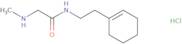 N-[2-(Cyclohex-1-en-1-yl)ethyl]-2-(methylamino)acetamide hydrochloride