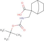 2-({[(tert-Butoxy)carbonyl]amino}methyl)bicyclo[2.2.2]octane-2-carboxylic acid