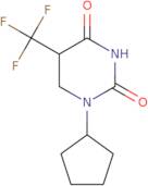 1-Cyclopentyl-5-(trifluoromethyl)-1,2,3,4-tetrahydropyrimidine-2,4-dione