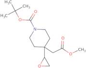 tert-Butyl 4-(2-methoxy-2-oxoethyl)-4-(oxiran-2-yl)piperidine-1-carboxylate