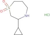 3-Cyclopropylhexahydroâ€‹-â€‹1,â€‹4-â€‹thiazepine 1,â€‹1-â€‹dioxide hydrochloride