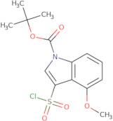 tert-Butyl 3-(chlorosulfonyl)-4-methoxy-1H-indole-1-carboxylate