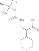 3-{[(tert-Butoxy)carbonyl]amino}-2-(oxan-4-yl)propanoic acid