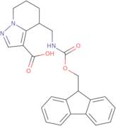 4-[({[(9H-Fluoren-9-yl)methoxy]carbonyl}amino)methyl]-4H,5H,6H,7H-pyrazolo[1,5-a]pyridine-3-carbox…