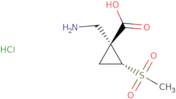 rac-(1R,2R)-1-(Aminomethyl)-2-methanesulfonylcyclopropane-1-carboxylic acid hydrochloride