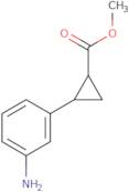 Methyl 2-(3-aminophenyl)cyclopropane-1-carboxylate