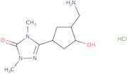 rac-3-[(1R,3S,4S)-3-(Aminomethyl)-4-hydroxycyclopentyl]-1,4-dimethyl-4,5-dihydro-1H-1,2,4-triazol-…