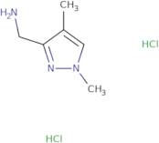 (1,4-Dimethyl-1H-pyrazol-3-yl)methanamine dihydrochloride