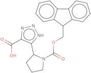 5-(1-{[(9H-Fluoren-9-yl)methoxy]carbonyl}pyrrolidin-2-yl)-1H-1,2,3-triazole-4-carboxylic acid