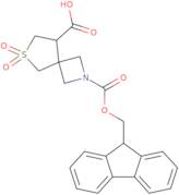 6-​Thia-​2-​azaspiro[3.4]​octane-​2,​8-​dicarboxylic acid 2-​(9H-​fluoren-​9-​ylmethyl) ester 6,​6…