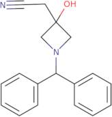 2-[1-(Diphenylmethyl)-3-hydroxyazetidin-3-yl]acetonitrile