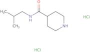 N-(2-Methylpropyl)piperidine-4-carboxamide dihydrochloride