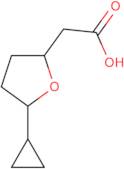 2-(5-Cyclopropyloxolan-2-yl)acetic acid