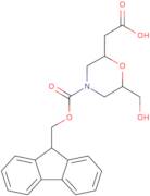 rac-2-[(2R,6R)-4-{[(9H-Fluoren-9-yl)methoxy]carbonyl}-6-(hydroxymethyl)morpholin-2-yl]acetic acid