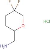 1-(5,5-Difluorooxan-2-yl)methanamine hydrochloride