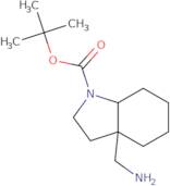 tert-Butyl 3a-(aminomethyl)-octahydro-1H-indole-1-carboxylate