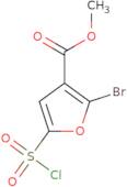 Methyl 2-bromo-5-(chlorosulfonyl)furan-3-carboxylate