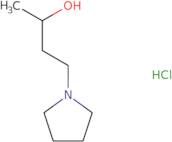 4-(Pyrrolidin-1-yl)butan-2-ol hydrochloride