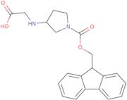 2-[(1-{[(9H-Fluoren-9-yl)methoxy]carbonyl}pyrrolidin-3-yl)amino]acetic acid