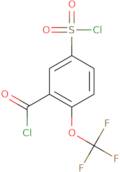 5-(Chlorosulfonyl)-2-(trifluoromethoxy)benzoyl chloride