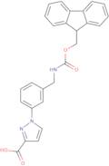 1-{3-[({[(9H-Fluoren-9-yl)methoxy]carbonyl}amino)methyl]phenyl}-1H-pyrazole-3-carboxylic acid