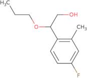 2-(4-Fluoro-2-methylphenyl)-2-propoxyethan-1-ol