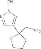 [2-(1-Methyl-1H-pyrazol-4-yl)oxolan-2-yl]methanamine